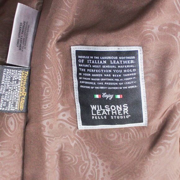 Vintage Women’s Cream Leather Jacket with Thinsulate Liner Zip Front Small - Picture 10 of 12